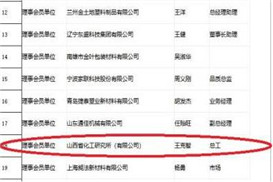 我所成功入选第五届中国塑协降解塑料专业委员会理事会员单位
